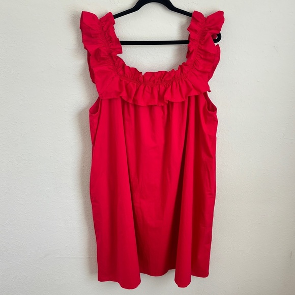 Tuckernuck Red Ruffle Mini Dress - Picture 4 of 9